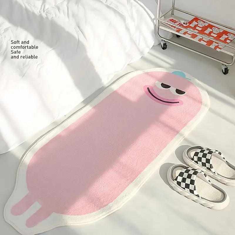 Adorable Little Monster Bedside Rug for Home Decor