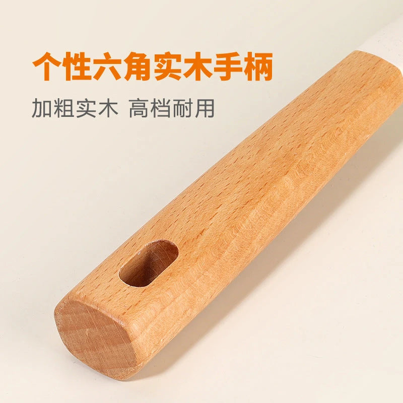 Wooden Handle Silicone Kitchen Utensil Set