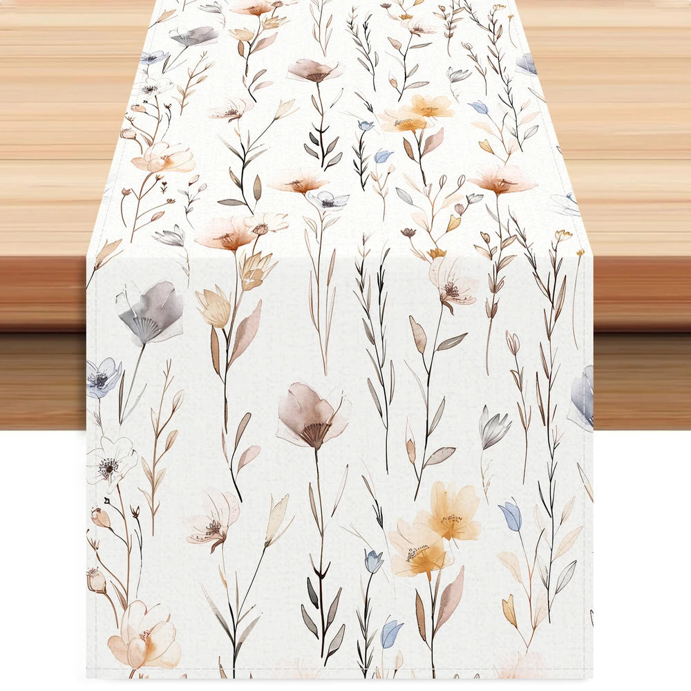 Flower Table Runner