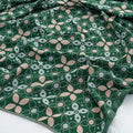Bamboo Fiber Summer Blanket with Floral Design