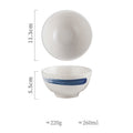 Simple Ceramic Soup Bowl for Household Use