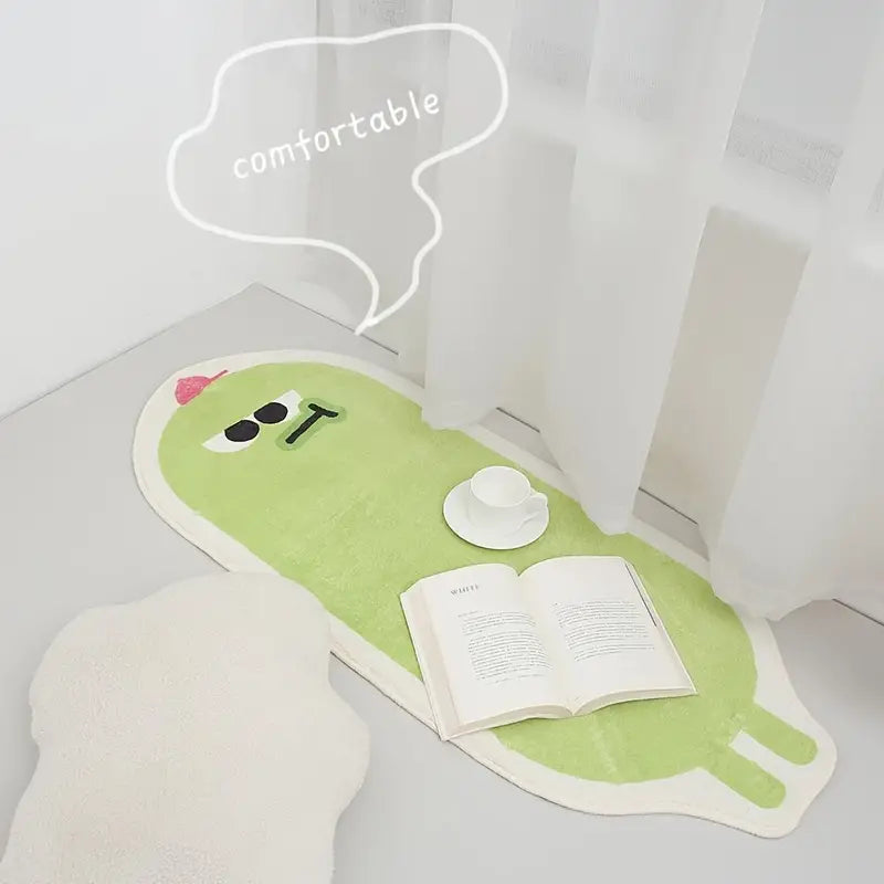 Adorable Little Monster Bedside Rug for Home Decor