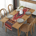 European Style Textured Printed Table Flag Cross-Border Linen