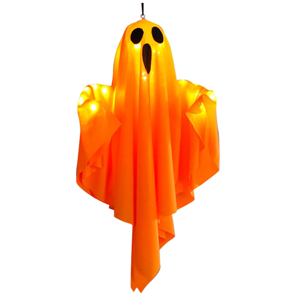 Halloween Glowing White Ghost LED Hanging Ghosts