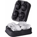 Skull Whisky Cocktail Ice Block Tray Silicone Mold