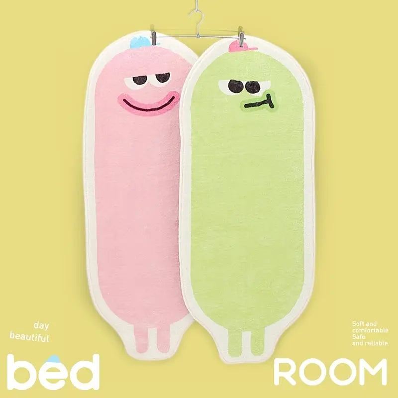 Adorable Little Monster Bedside Rug for Home Decor